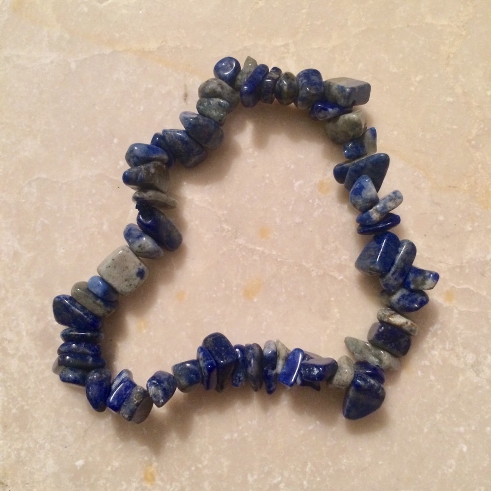 NWT NATURAL GEMS Three Gemstone Bracelets Bundle of harmony/balance